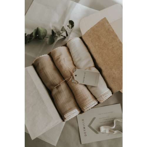 Organic Burp Cloths Set • Pure 100% Cotton Muslin Super Soft Oeko-TEX Standard • Newborn Gift Breastfeeding Burth Pads • New Mom to be gift