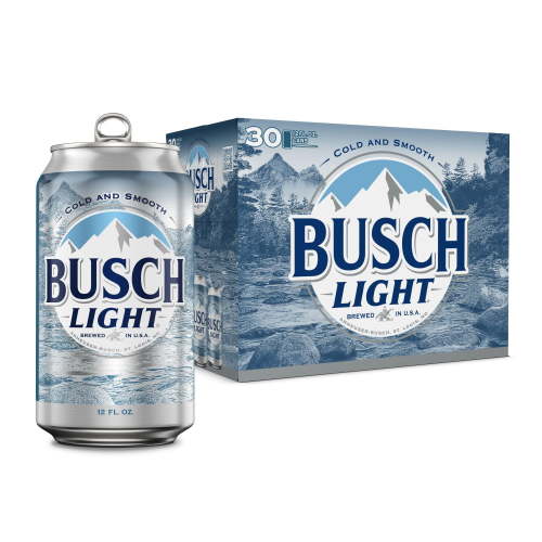 Busch Light Lager Beer, 12 fl. oz. can, 30 pk.