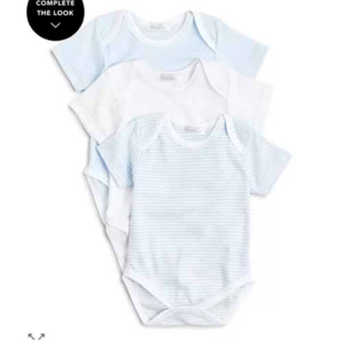 Boys' Stripe & Solid Bodysuit, 3 Pack - Baby