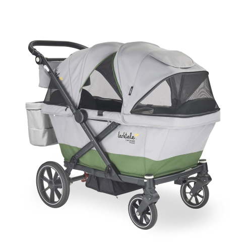 Open Box Deal -  Larktale Caravan Coupe V2 Compact Stroller, Reclining 2-Seat Wagon