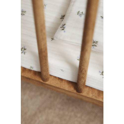 MUSLIN FITTED CRIB SHEET