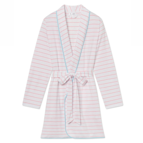 LAKE | Women | Pima Cotton Pajamas | Gelato Boating Stripe Short Robe