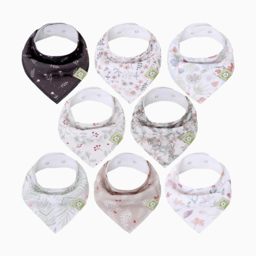 Organic Bandana Bibs (8 Pack) - Bloom
