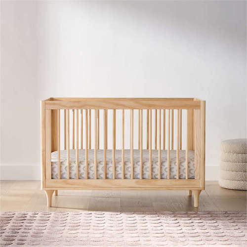 Babyletto Lolly Natural Wood 3-in-1 Convertible Crib | Color: Natural Wood