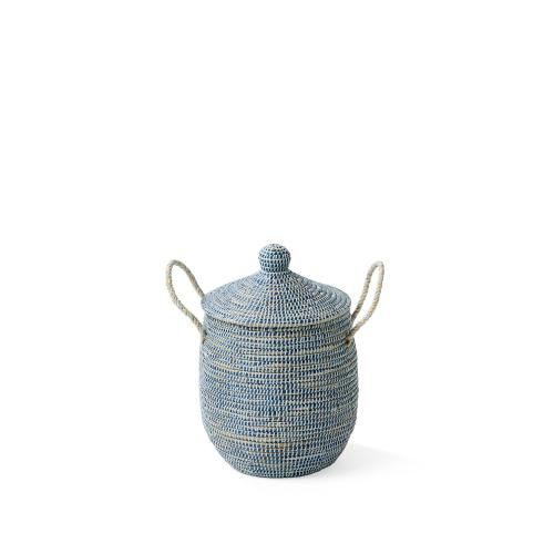 Kids La Jolla Basket – Extra Small – Blue | Serena & Lily