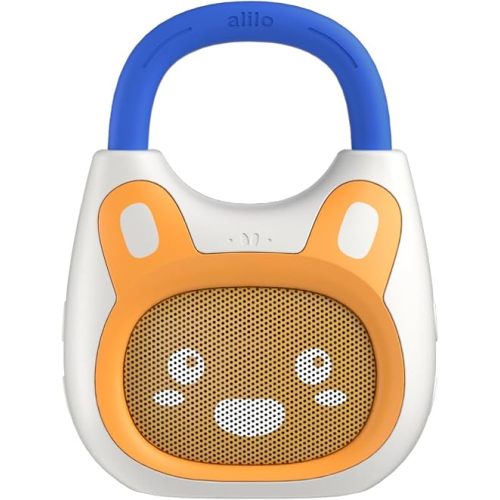 alilo Pocket Bunny Portable Kids Music Player, Musical Toys for Toddlers, Preloaded 120+ Stories/Music/Lullabies/White Noise,High Fidelity Sound Travel Bluetooth Speaker (with Strap and Ring)