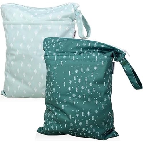 Mama Koala Wet Dry Bags Waterproof for Baby Items 2 Pack W017