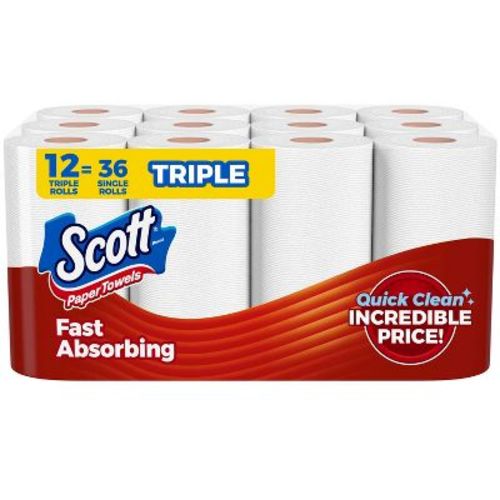 Scott Paper Towel - 12 Triple Rolls