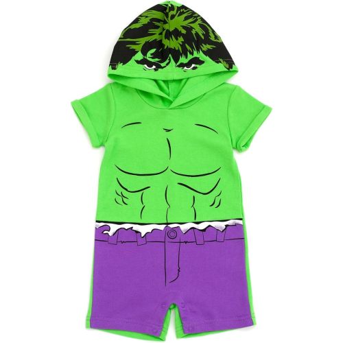 Marvel Avengers Spider-Man Captain America Hulk Miles Morales Cosplay Romper Newborn to Toddler