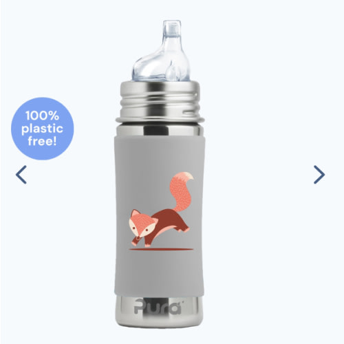 Kiki™ 11oz Sippy Bottle - Fox
