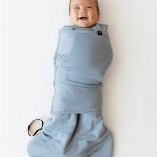 Sleep Bag Swaddler in Slate | Bamboo Sleep Bag | Kyte Baby