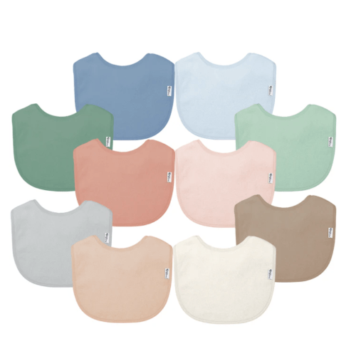 Stay-dry Everyday Bibs (10 pack) | green sprouts®