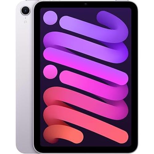 Apple iPad mini (A17 Pro): Apple Intelligence, 8.3-inch Liquid Retina Display, 128GB, Wi-Fi 6E, 12MP Front/12MP Back Camera, Touch ID, All-Day Battery Life — Purple