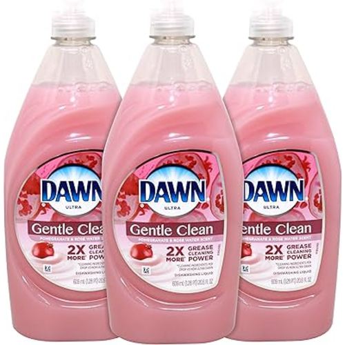 Dawn Gentle Clean Dishwashing Liquid, Pomegranate & Rose Water