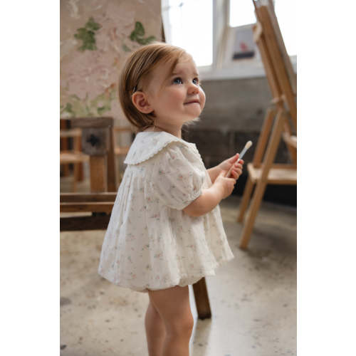 Organic Cotton Muslin Kodi Top - Solange Snow – Jamie Kay USA