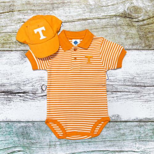Tennessee Vols Stripe Polo Bodysuit – Sew Sudberry