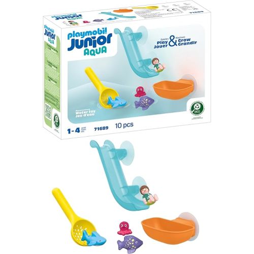 Playmobil Junior Aqua: Water Slide with Sea Animals