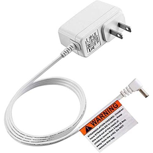 Babysense Round Power Adapter for Video Baby Monitors: V24R and V43 Only (Will Not Fit Micro USB Port - Only for Round DC Ports!)