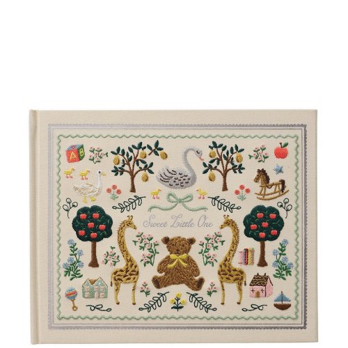 Rifle Paper Co. Storybook Embroidered Birth Story Baby Book