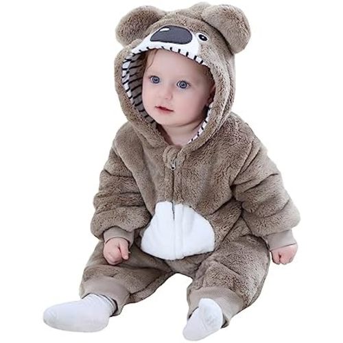TONWHAR Unisex Baby Animal Halloween Costume Kid's and Toddler's Autumn Winter Outfits Jumpsuit