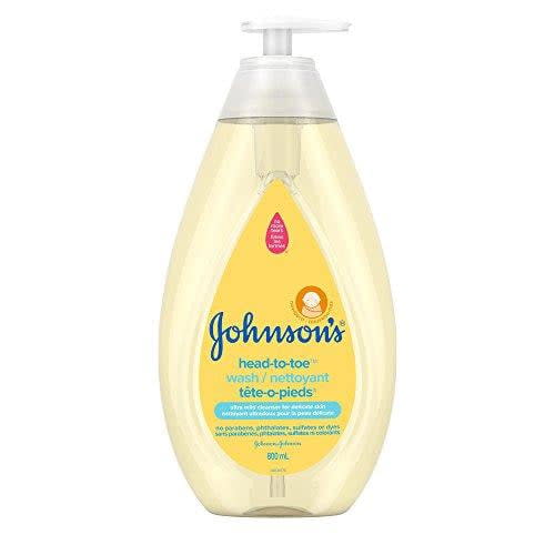 Johnson's Baby Wash and Shampoo for Baths, Head-to-Toe, Tear Free, 800 ml, 800 mL - Walmart.ca