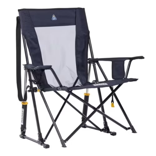 GCI Outdoor Comfort Pro Rocker XL Chair | Heathered Charcoal