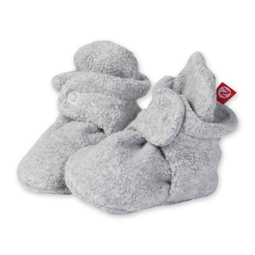 Cozie Fleece Baby Bootie - Heather Gray