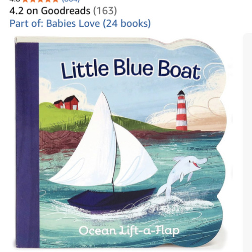 Little Blue Boat Chunky Lift-a-Flap Board Book (Babies Love)
