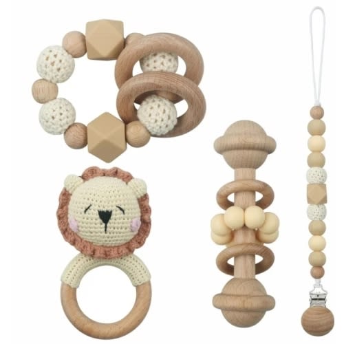 Wooden Animal Newborn Set
