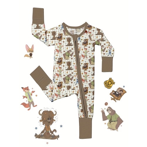 Zootopia baby jumpsuit soft bamboo fiber  - Temu