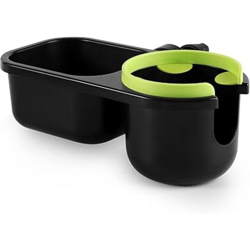 Accmor Stroller Cup Holder with Tray, Universal Cup Holder Tray for Uppababy Nuna Doona Strollers, Bottle Drinks Holder for Stroller, Wheelchair, Walker