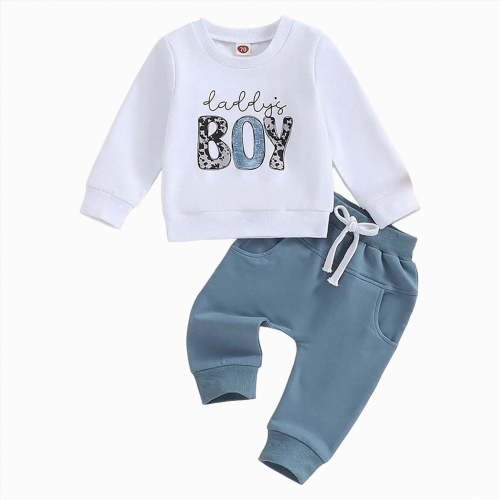 xaweyi Toddler Baby Boy Clothes Infant Newborn Boy Outfit Long Sleeve Hoodie Sweatshirt Pant Fall Winter Clothes Set,Sizes 0-6 Months