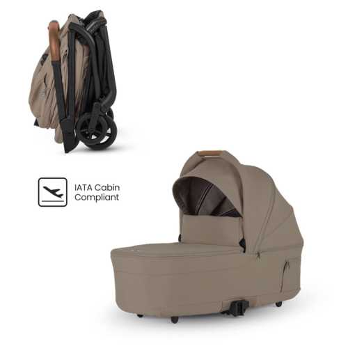 Silver Cross Nia Compact Bassinet - Champagne