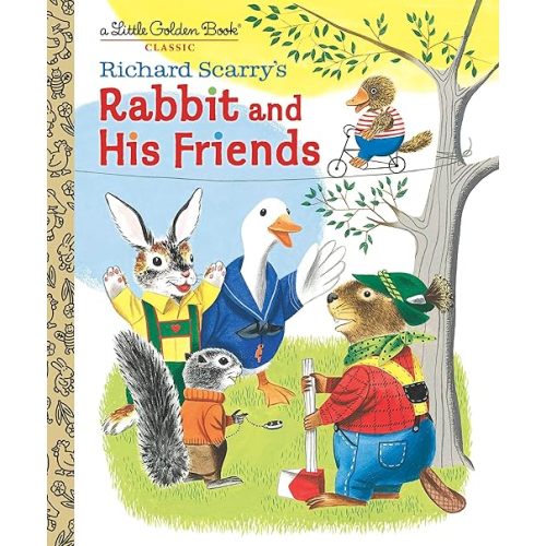 Richard Scarry's Rabbit and His Friends (Little Golden Book) Hardcover – Illustrated, January 14, 2020