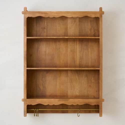 Daphne Wooden Wall Shelf – Magnolia