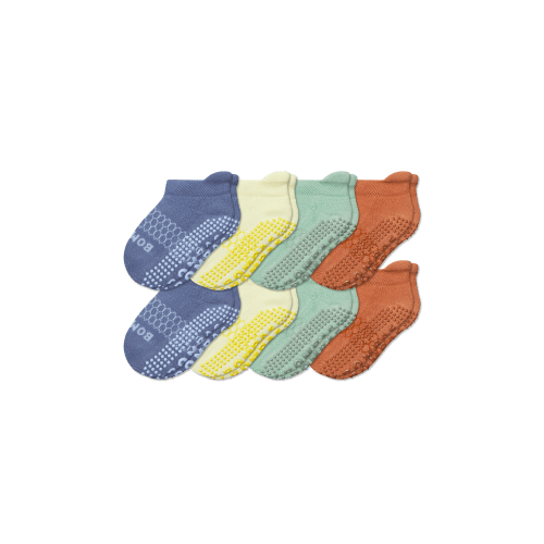 Toddler Gripper Ankle Sock 8-Pack