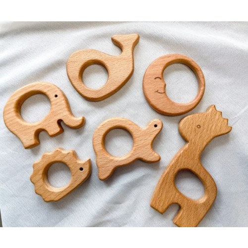 Wooden Baby Teething Toy - New Baby Gift