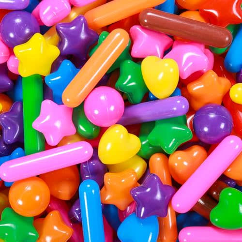 STARBOLO Ball Pit Balls for Kids -Pack of 150 200 500 Colorful Ball Pit Balls Crush Proof Plastic Toy Balls for Toddlers Ball Pit, Ball Pit Play Tent, Baby Pool Water Toys