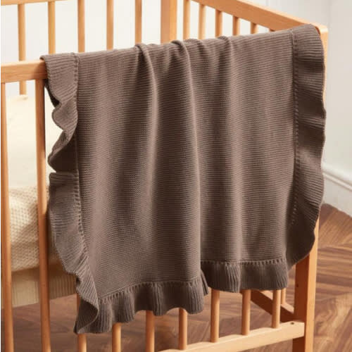 Plain And Simple Knitted Baby Blanket For Daily Use Love Valentine