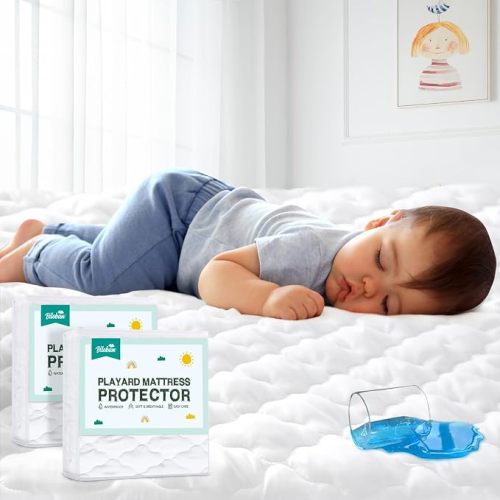 Waterproof Crib Mattress Protector 2 Pack