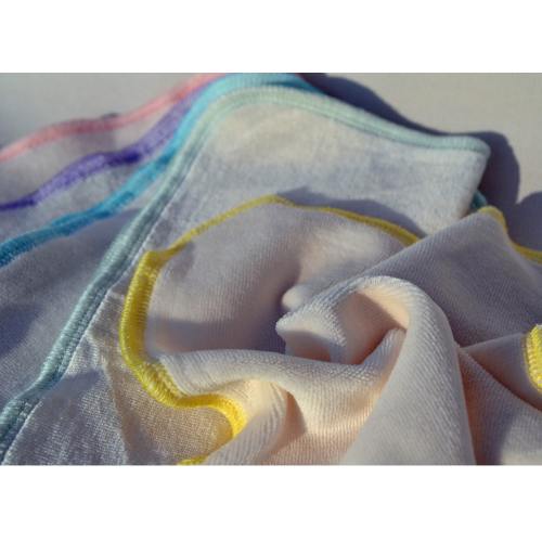 Organic Cotton and Bamboo Velour OBV Little Wipes 8x8 1-Ply  Great for Baby Wash Cloths · Handmade in the USA!