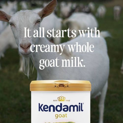 Kendamil Goat Infant Powder Formula - 28.2oz: Added Prebiotics, Omega-3 DHA, Easy to Digest, Brain Development