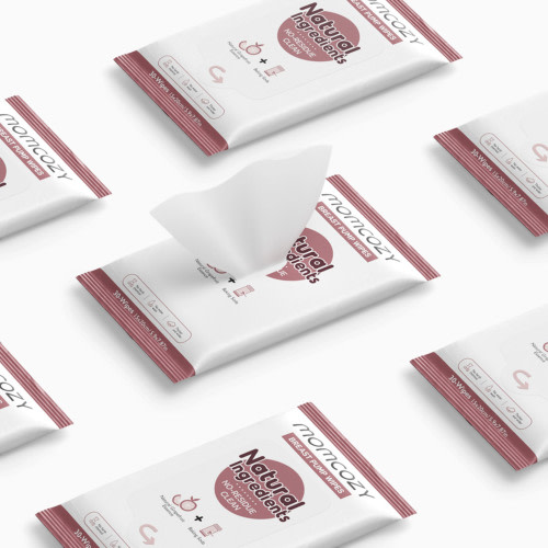 Momcozy Natural Breast Pump Wipes (3 Pack) - White
