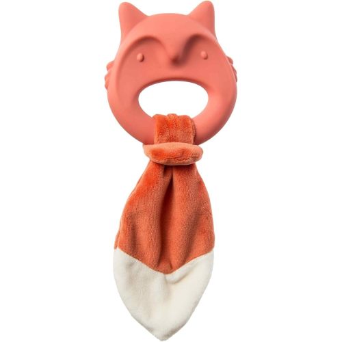 Mary Meyer Teething Toys Leika Silicone Baby Teether for Babies 0-12 Months, 9-Inches, Little Fox