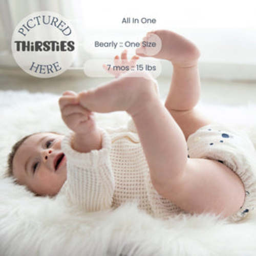 Best Rated All in One Cloth Diaper | Natural Cotton + Hemp | One Size