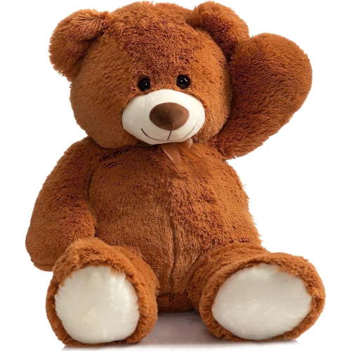 HollyHOME 36 Inch Giant Teddy Bear Big Plush Stuffed Animal Soft Cuddly Toy Gift for Girlfriend Kids Valentine's Day Brown