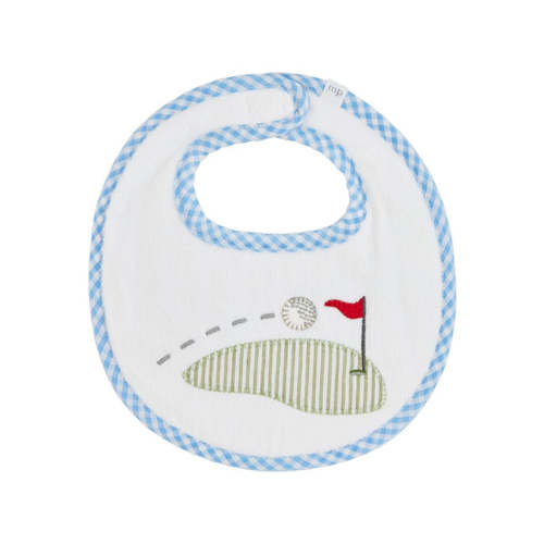 Applique Terry Bib, Golf Flag