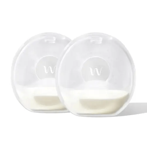 Willow Catch-All Milk Cups, 2 Pack, Wearable Milk Collector for Nursing Moms; Breast Shells for Milk Collection and Protects Sensitive Nipples, Made from BPA-Free and Food-Safe Silicone