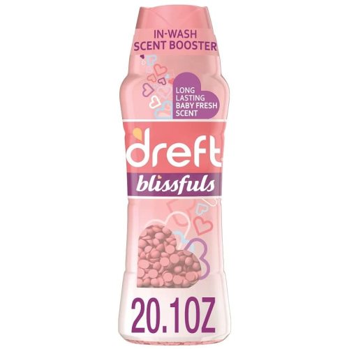 Dreft Blissfuls in-Wash Scent Booster Beads, Baby Fresh Scent, 20.1 oz - Baby Fresh Scent 20.1 oz