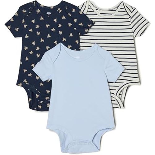 Amazon Essentials x Sofia Grainge Unisex Babies' Short Sleeve Crewneck Bodysuit